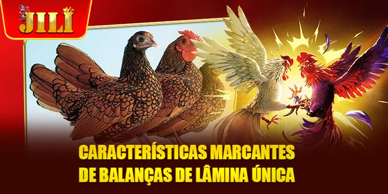 Características marcantes de Balanças de lâmina única