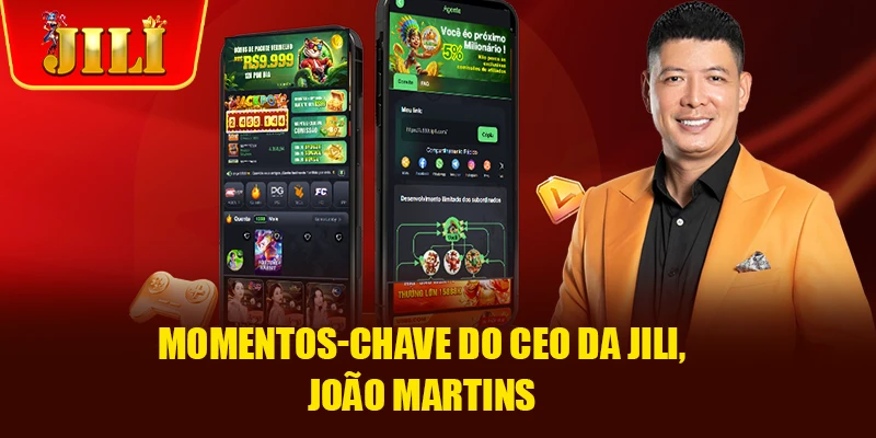Momentos-chave do CEO da JILI João Martins